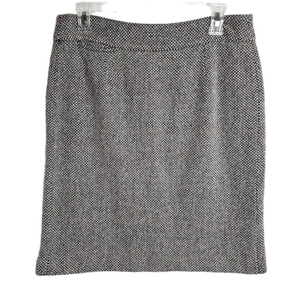 J. Crew Dresses & Skirts - J. CREW Wool Tweed Skirt size 8 GRAY & BROWN Pencil Academia Preppy School Twee